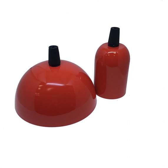 Caches douilles - Kit métal rouge pour suspension