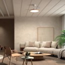 Ventilateurs plafonniers LED - Ventilateur plafonnier 3000 lm Ø1070 – EOLIS – blanc, pales rétractables
