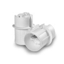 Douilles en Bakélite et PVC - Chemise filetée E14 pour douille à connexion rapide thermoplastique