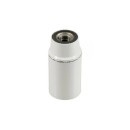 Douilles en Bakélite et PVC - Douille E14 blanche en bakélite lisse – solution discrète pour luminaires