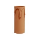 Fourreau PVC brun antique Ø26 mm pour douille E14 avec gouttes