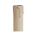 Fourreau Bougie carton cérusé Ø24 mm pour douille E14