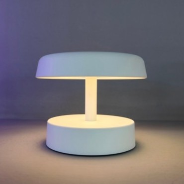 Lampes sans fils pour table et jardin - Lampe de table LED rechargeable SAN 0,8W - 80 lumens - Blanc chaud 3000K - IP44 - Dim...