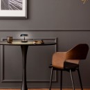 Lampes sans fils pour table et jardin - Lampe LED rechargeable noire SAN – éclairage tactile nomade IP44 USB-C