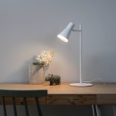 Lampe à poser - CARA Lampe de bureau LED orientable 4,5W blanche – 320 lm – Blanc chaud 3000K – Câble 1,6 m – IP20