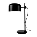 Lampe à poser - URBAN – Lampe de bureau noire en métal avec culot E27