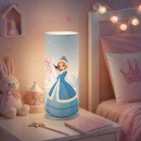 Lampe à poser - DECOKIDS Princesse – Lampe de chevet enfant rose avec culot E27