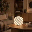 Lampe à poser - GLOBE – Lampe de table blanche design sphérique sans base