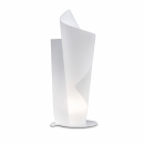 Lampe à poser - VELA – Lampe de table design blanche en Polilux™