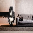 Luminaires - DAMA HELIOS – Lampadaire design noir contemporain