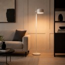 Luminaires - URBAN FLOOR – Lampadaire minimaliste blanc style architectural