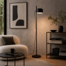 Luminaires - URBAN FLOOR – Lampadaire noir design graphique et contemporain