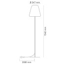 Luminaires - GARDA FLOOR – Lampadaire extérieur design moderne IP44