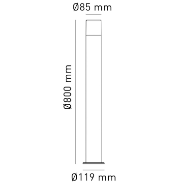 Éclairage jardin & terrasse - Borne extérieure CADICE aspect cuivre IP44 E27 pour terrasse, allée et jardin