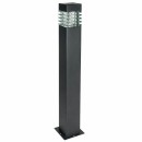 Éclairage jardin & terrasse - Borne extérieure KALLIO anthracite IP44 E27 – Éclairage design pour allée et jardin