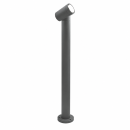 Éclairage jardin & terrasse - Borne extérieure orientable MERIDA6G anthracite IP65 GU10 pour jardin et allée