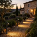 Éclairage jardin & terrasse - Borne extérieure orientable MERIDA6G anthracite IP65 GU10 pour jardin et allée