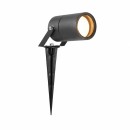 Éclairage jardin & terrasse - Spot piquet extérieur orientable SPIKY1 anthracite IP65 GU10 pour jardin et massif