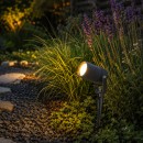 Éclairage jardin & terrasse - Spot piquet extérieur orientable SPIKY1 anthracite IP65 GU10 pour jardin et massif