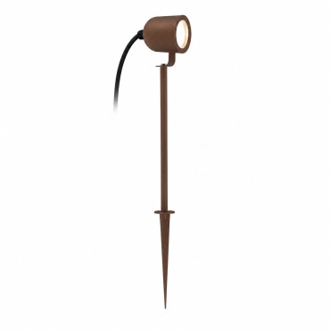 Éclairage jardin & terrasse - Spot piquet extérieur orientable effet cuivre IP65 GU10 pour jardin paysager