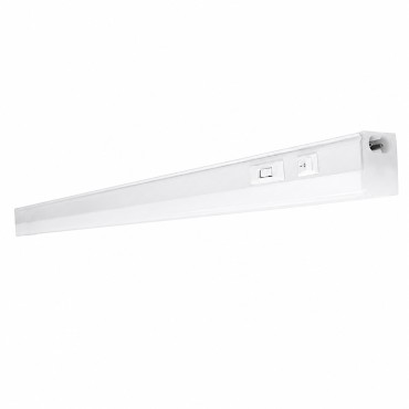 Éclairage cuisine & dressing - Réglette LED carrée CCT avec interrupteur – 5W à 22W – 30 à 147 cm