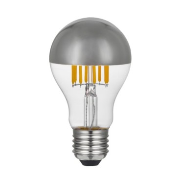 Ampoules LED Déco, Vintage et Rétro - Ampoule LED A60 - E27 - Calotte Argentée 7 W 660 lm – 2700 K - non dimmable