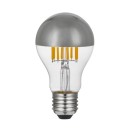 Ampoules LED Déco, Vintage et Rétro - Ampoule LED A60 - E27 - Calotte Argentée 7 W 660 lm – 2700 K - non dimmable
