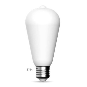 Ampoules LED Déco, Vintage et Rétro - Ampoule E27 Edison ST64 7W 2700K - IRC95 - Verre Porcelaine Dimmable – Vintage