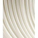 Câbles textiles ronds 3x0.75 mm² Fil Électrique Tissu Ivoire Satin 3x0,75mm² - Câble Électrique Textile de Qualité