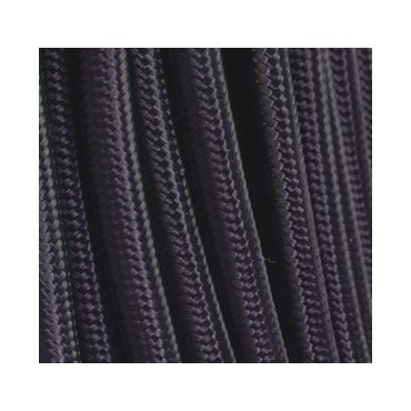 Fils électriques tissu Câble Textile 3x2.5mm2 Noir - Bobine 50 mètres