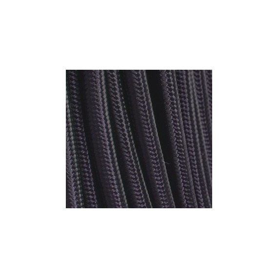 Fils électriques tissu Câble Textile 3x2.5mm2 Noir - Bobine 50 mètres