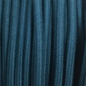 Fil Électrique Bleu Canard en Lin - 2x0.75mm²
