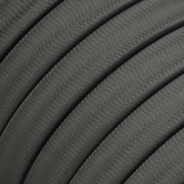 Guirlandes - Câble Textile Plat 2x1.5mm2 Gris pour Guirlande