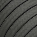 Câbles textiles Câble Textile Plat 2x1.5mm2 Gris pour Guirlande