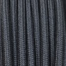Fil électrique tissu câble rond 2x0.75 mm² Fil Électrique Gris Ardoise 2x0,75mm² - Câble Électrique Textile de Qualité