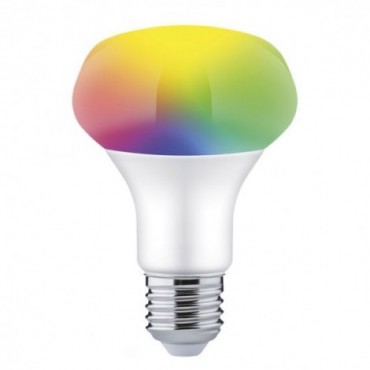 Ampoules - Ampoule Led connectée E27 806lm, 60 W (Eq. Inc.), variation blanc & couleur