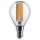 Ampoules LED Filament Verre Clair - Ampoule LED E14 – 2,5W – 250 lm – 2700K Blanc Chaud – Équiv. 25W – Forme Sphérique – à Fi...