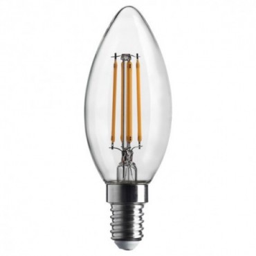 Ampoules - Ampoule led à filament E14 470lm, 40 W (Eq. Inc.), blanc froid