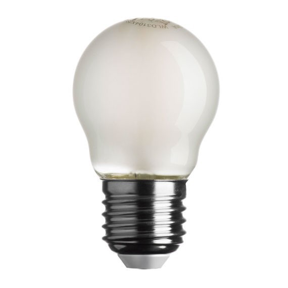 Ampoules - Ampoule led satinée E27 470lm, 40 W (Eq. Inc.), blanc chaud
