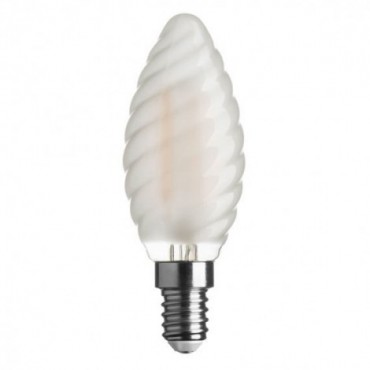 Ampoules - Ampoule led satinée E14 250lm, 25 W (Eq. Inc.), blanc chaud