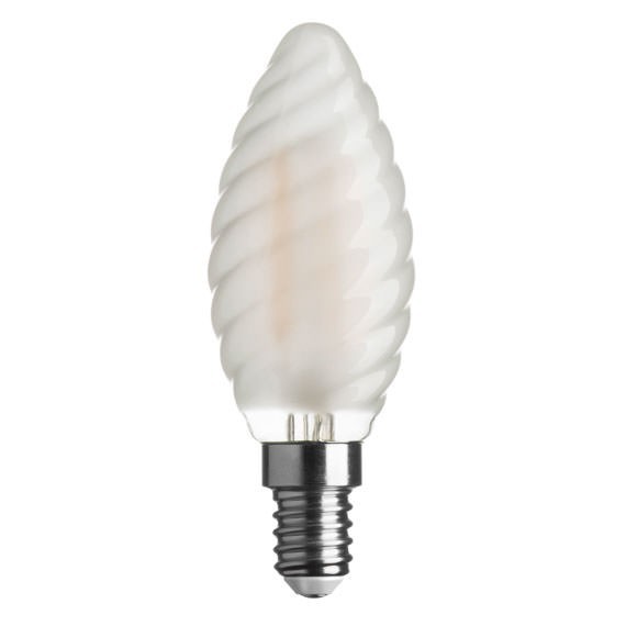 Ampoules - Ampoule led satinée E14 806lm, 60 W (Eq. Inc.), blanc neutre