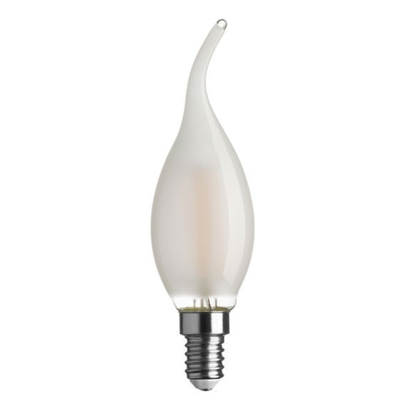 Ampoules - Ampoule led satinée E14 470lm, 40 W (Eq. Inc.), blanc neutre