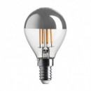 Ampoules - Ampoule led argentée E14 400lm, 35 W (Eq. Inc.), blanc chaud