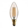 Ampoules - Ampoule led déco dorée 420lm, 37 W (Eq. Inc.), blanc chaud