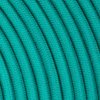 Fil électrique tissu câble rond 2x0.75 mm² Fil Électrique Tissu Vert Turquoise 2x0,75mm² - Câble Électrique Textile de Qualité