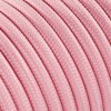 Fil électrique tissu câble rond 2x0.75 mm² Fil Électrique Tissu Rose Pastel 2x0,75mm² - Câble Électrique Textile de Qualité