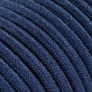 Fil électrique tissu câble rond 2x0.75 mm² Fil Électrique Lin Bleu Denim 2x0,75mm² - Câble Électrique Textile de Qualité