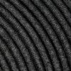 Fil électrique tissu câble rond 2x0.75 mm² Câble Textile Gris Graphite