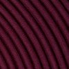 Fil électrique tissu câble rond 2x0.75 mm² Fil Électrique Tissu Violet Aubergine 2x0,75mm² - Câble Électrique Textile de Qualité
