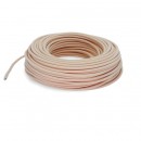 Fil électrique tissu câble rond 2x0.75 mm² Fil Électrique Tissu Pêche Claire 2x0,75mm² - Câble Électrique Textile de Qualité